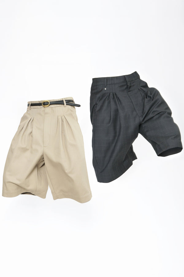 -Ultrawidepleated Shorts-