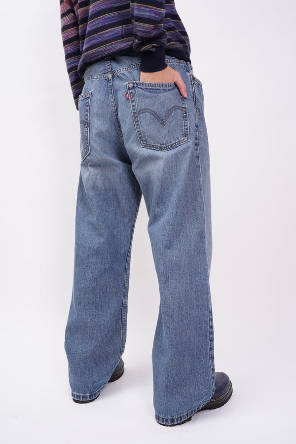 00's "Levi's" -"569" Loose Straight Denim Pants-