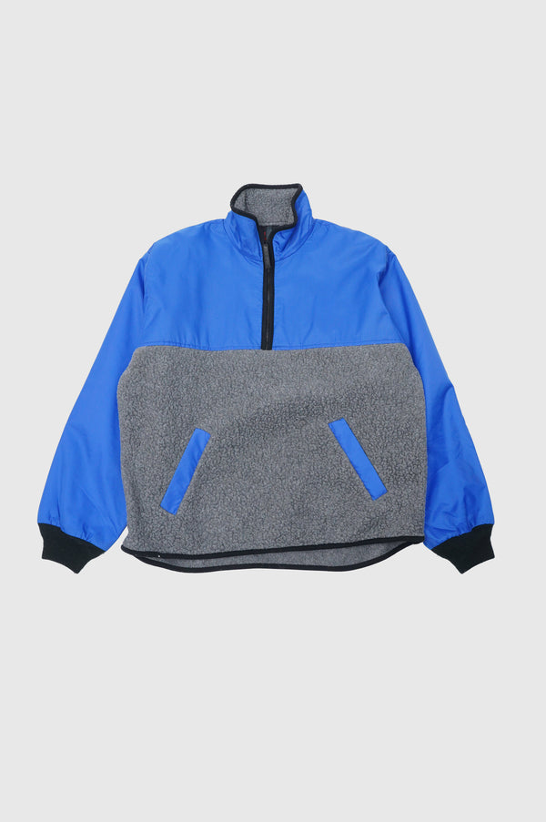"J.CREW SPORT" -Nylon/Fleece Half-zip Pullover-