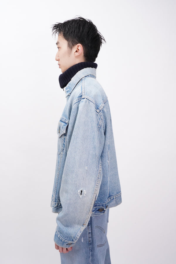 80's "Levi's" -70506 Denim Trucker Jacket-