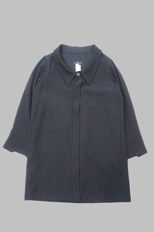 2000's "Y'S" -Wool Big Collar Shirts-