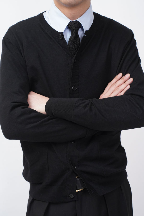 Crew Neck Cardigan