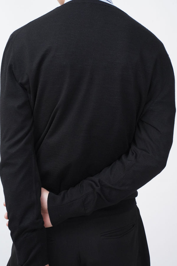 Crew Neck Cardigan
