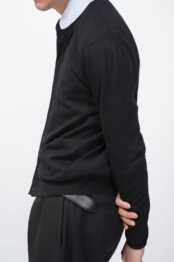 Crew Neck Cardigan