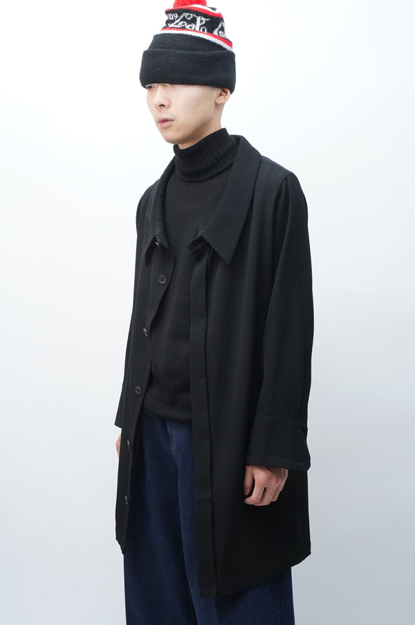 2000's "Y'S" -Wool Big Collar Shirts-