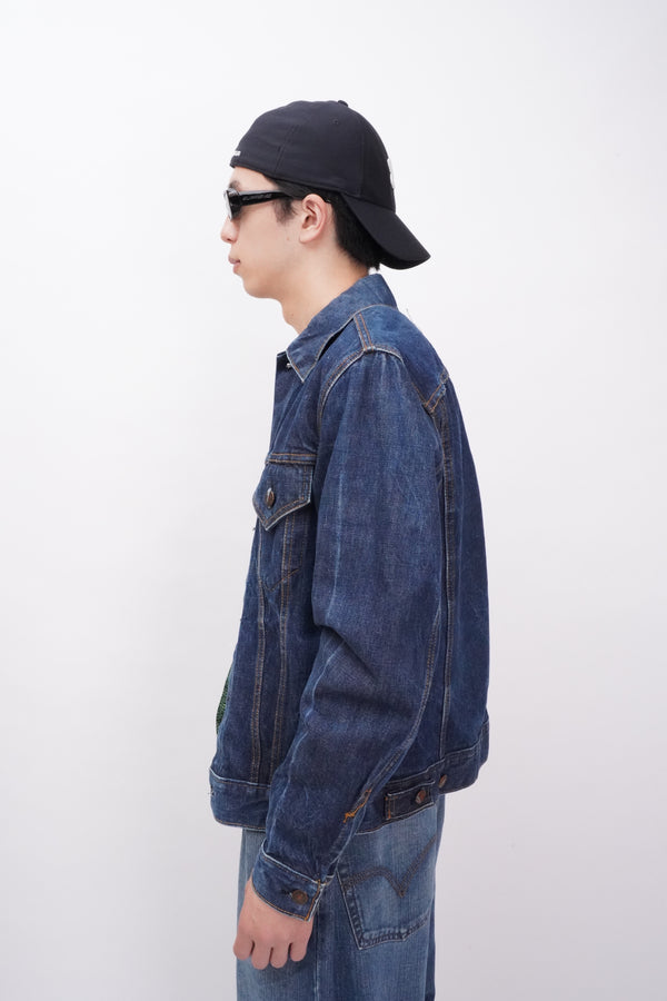 70's "Levi's" -70505 Denim Trucker Jacket-