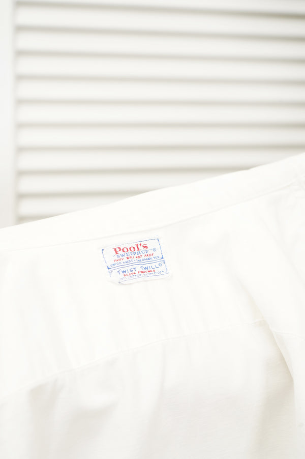 50's "Pool's" -"TWIST TWILL" S/S Work Shirt-