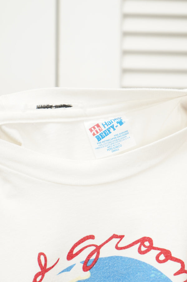 90's "Hanes" -"GRAND CENTRAL" Printed S/S Tee-