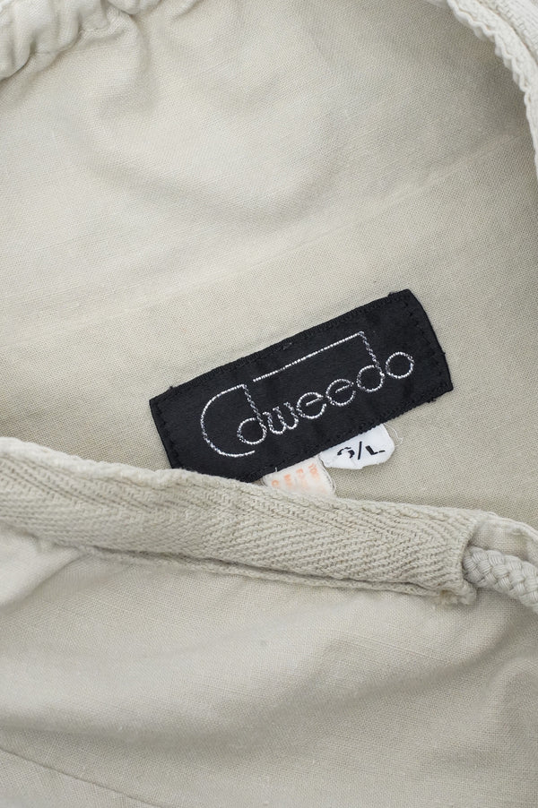 "dweedo" -Piping Design Cotton Pullover-