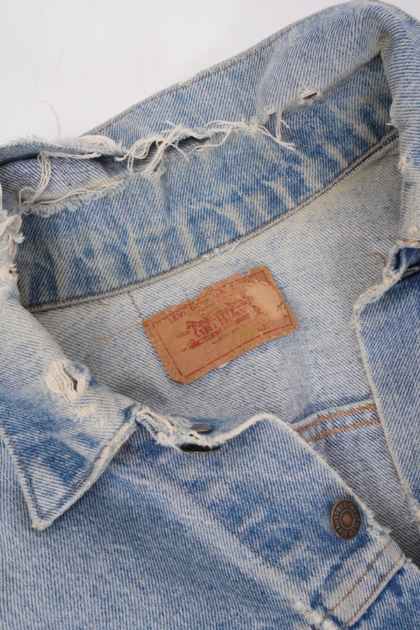 80's "Levi's" -70506 Denim Trucker Jacket-