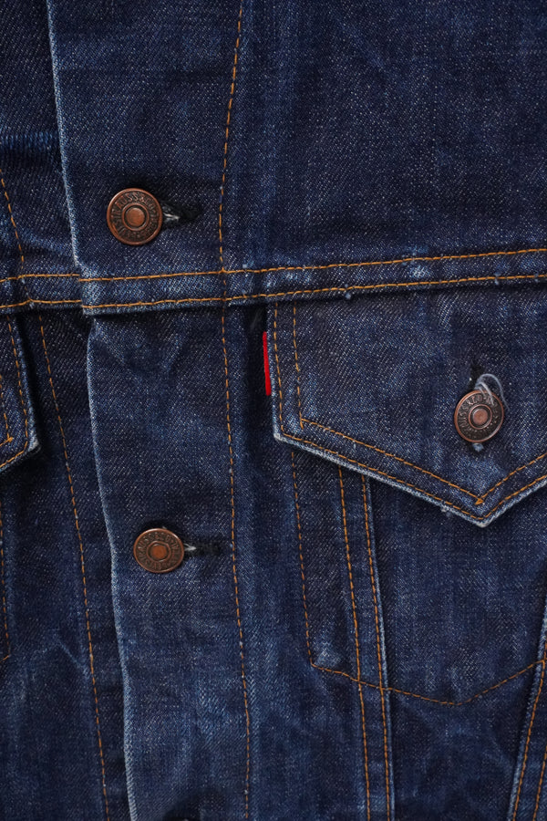 70's "Levi's" -70505 Denim Trucker Jacket-