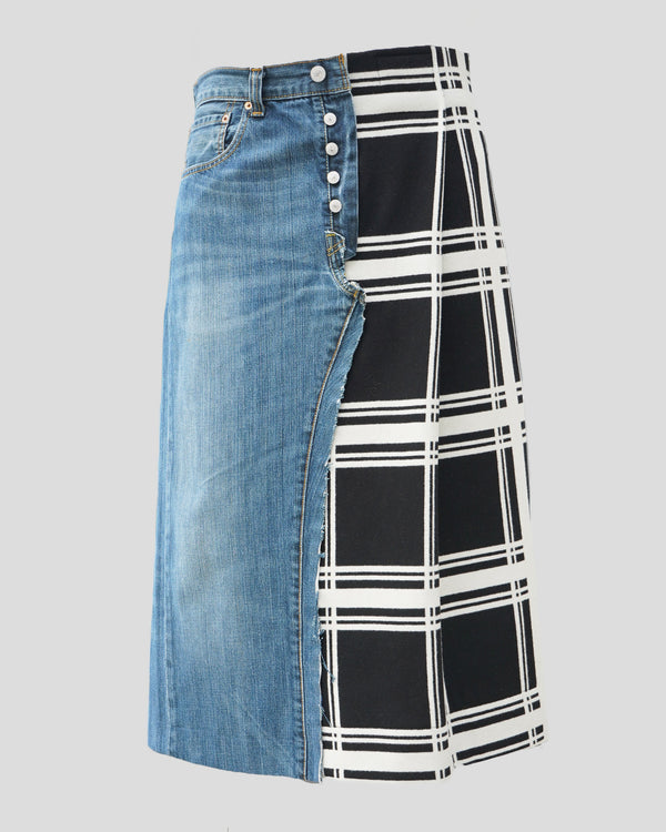 "SUPERSTAR SKIRT" -Customized Patchwork skirt-