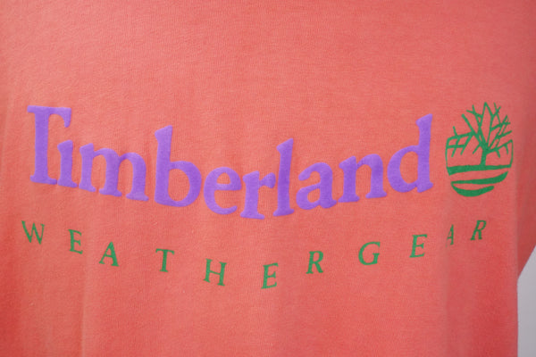 90's Bootleg "Timberland" -Logo Printed S/S Tee-