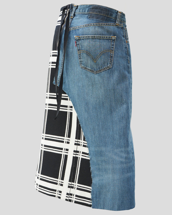 "SUPERSTAR SKIRT" -Customized Patchwork skirt-