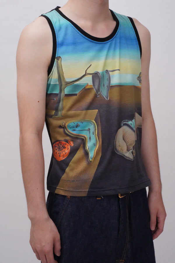 "Unknown" -"Salvador Dali-The Persistence of Memory" Printed Tank-top