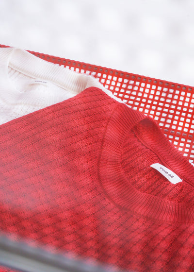 HUGH -WAFFLE KNIT SWEATER-