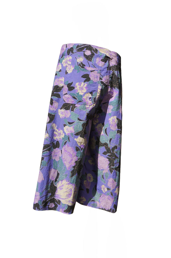 -PRINTED SWIM SHORTS-