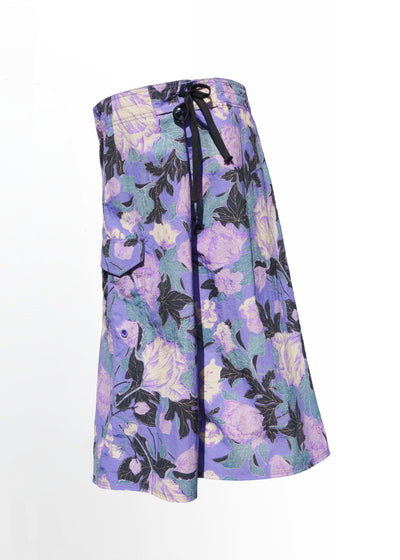 -PRINTED SWIM SHORTS-