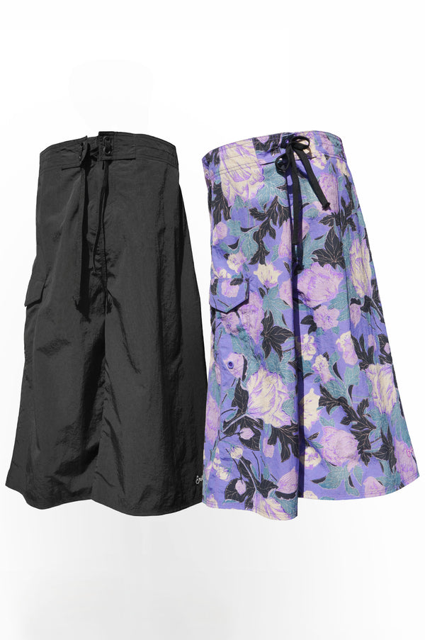 -LONG SWIM SHORTS-