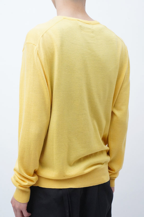 90's "POLO RALPH LAUREN" -Merino Wool V/N Knit Sweater-