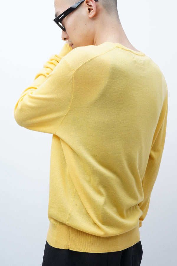 90's "POLO RALPH LAUREN" -Merino Wool V/N Knit Sweater-