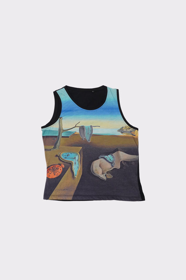 "Unknown" -"Salvador Dali-The Persistence of Memory" Printed Tank-top