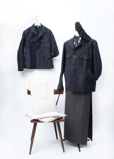 - JLT JACKET - [BLACK MOLESKIN]