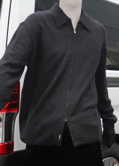 -Boucle Zip Shirt-