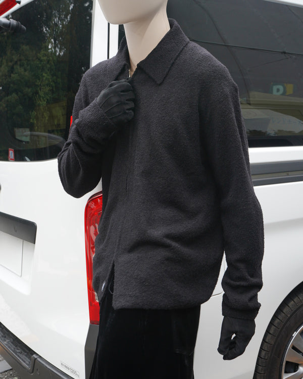 -Boucle Zip Shirt-