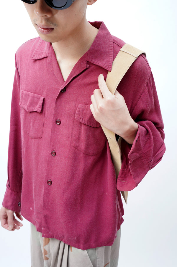 50's "McCall" -Rayon Gabardine L/S Shirts-