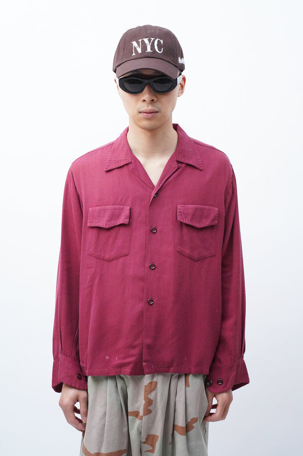 50's "McCall" -Rayon Gabardine L/S Shirts-