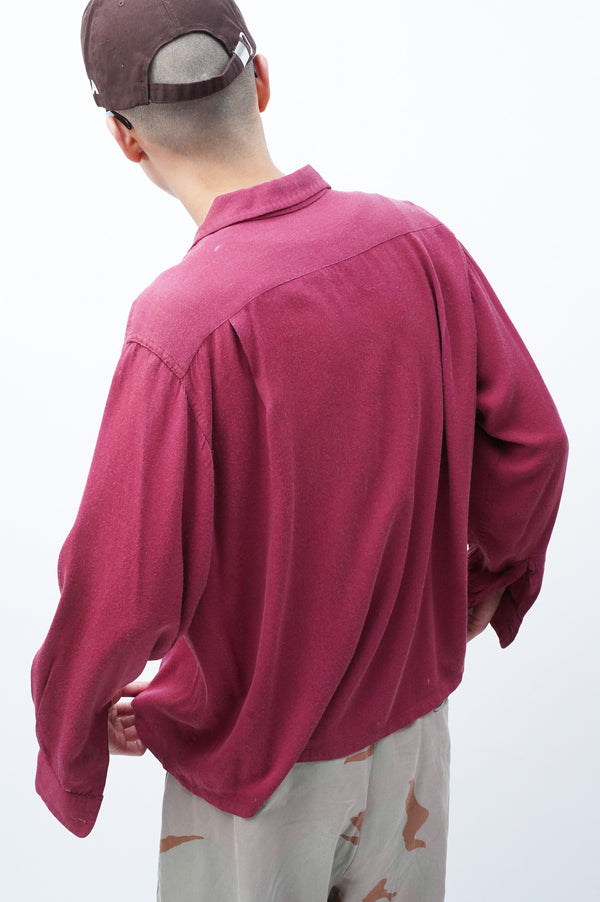 50's "McCall" -Rayon Gabardine L/S Shirts-
