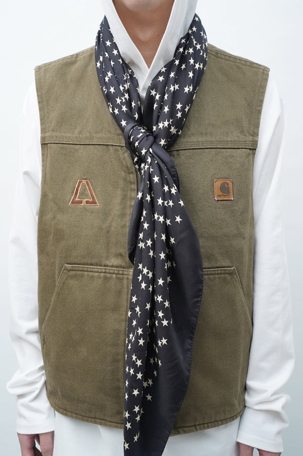 "Carhartt” -Fleece Lining Cotton Twill Vest-