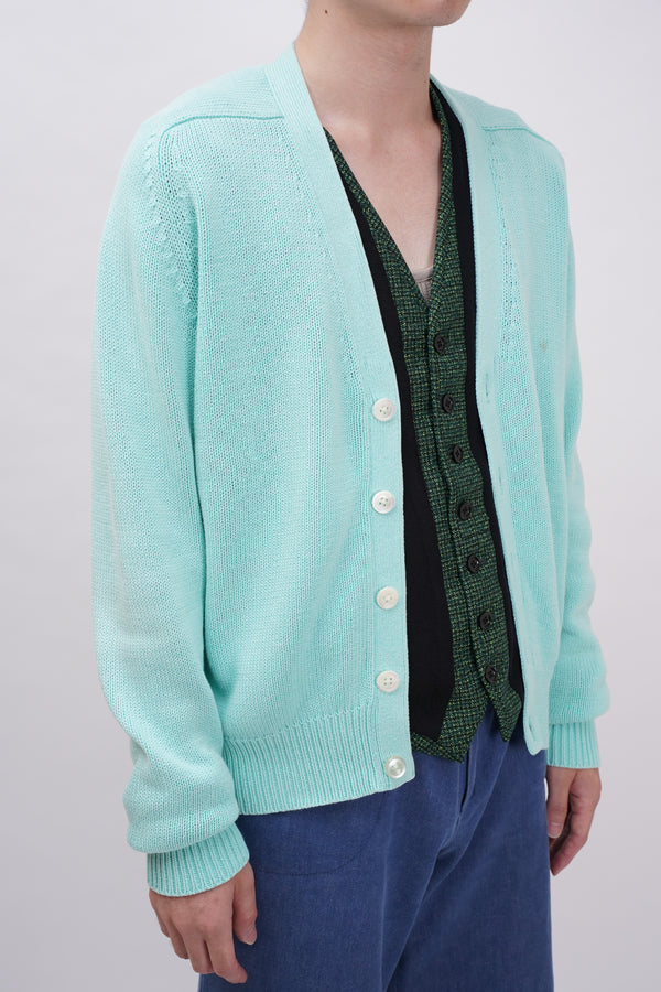 "norsport" -Cotton Knit Cardigan-