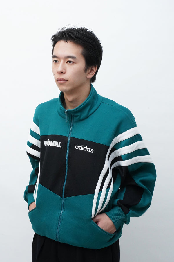 "adidas” -"WÖHRL" Logo Printed Track Jacket-