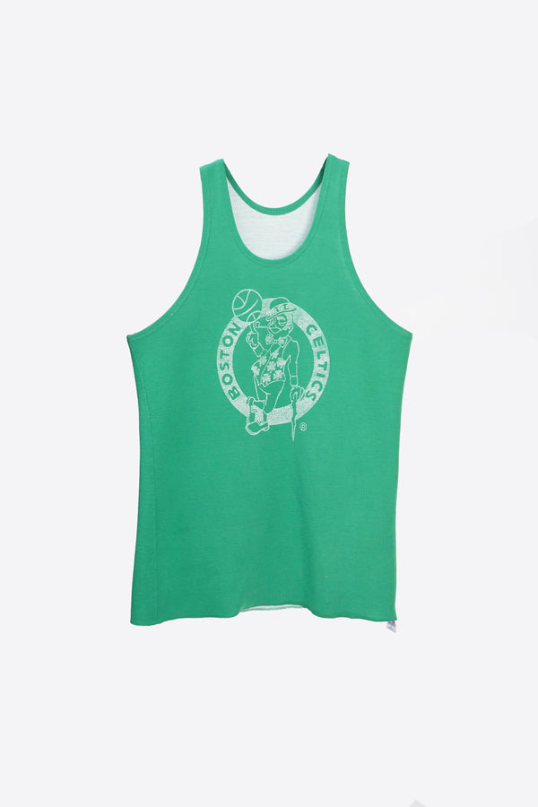 80's "BOSTON CELTICS" -Logo Print Tank Top-