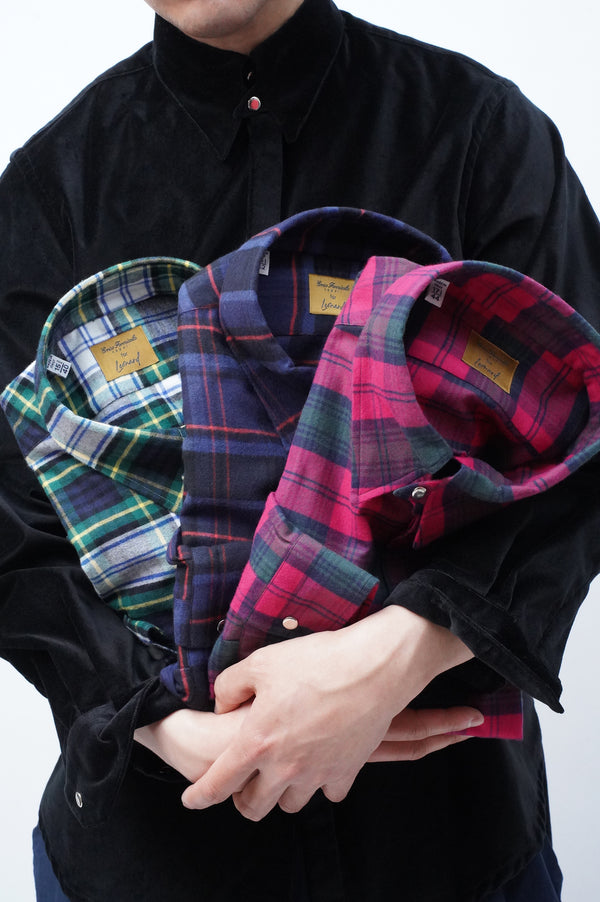-WALTER TAB [Snap tab collar shirt]-