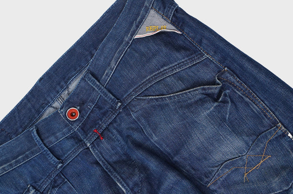 "REPLAY" -Straight Denim Pants-