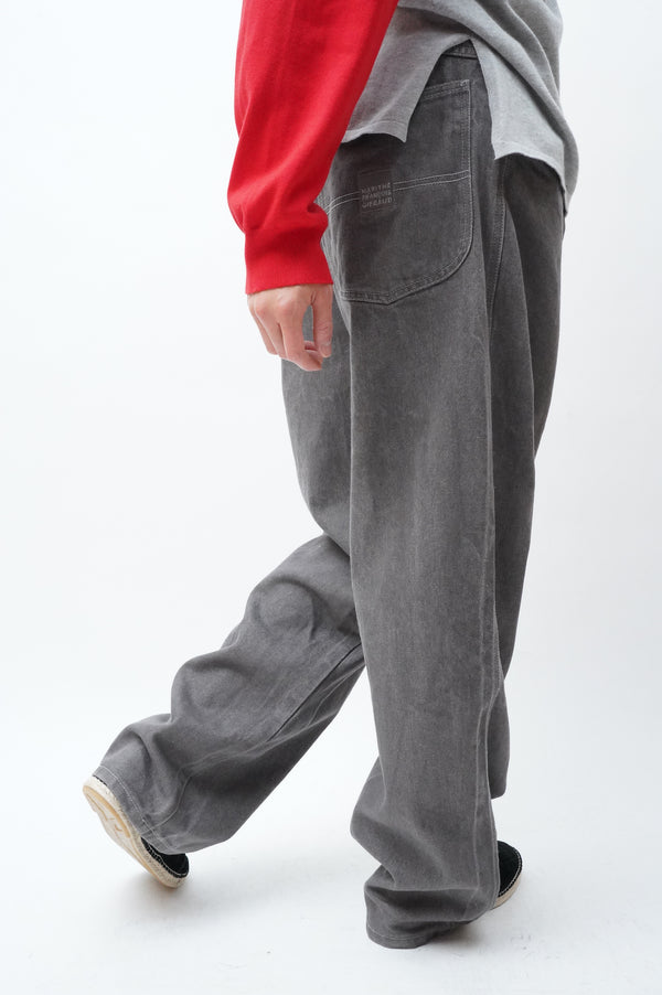 "MARITHE FRANCOIS GIRBAUD BLUE" -X Black Denim Pants-