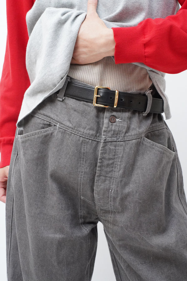 "MARITHE FRANCOIS GIRBAUD BLUE" -X Black Denim Pants-