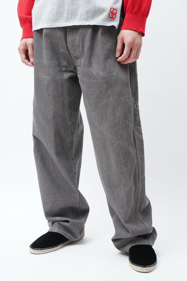 "MARITHE FRANCOIS GIRBAUD BLUE" -X Black Denim Pants-