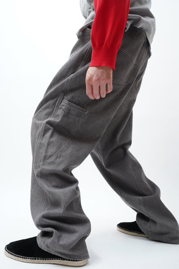 "MARITHE FRANCOIS GIRBAUD BLUE" -X Black Denim Pants-