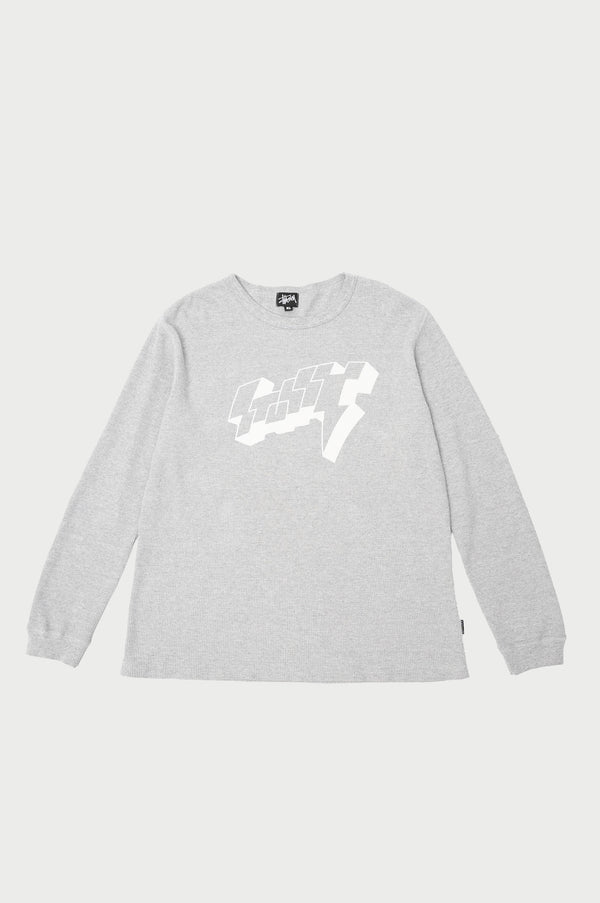 Bootleg "STUSSY" -Logo Printed L/S Thermal Tee-