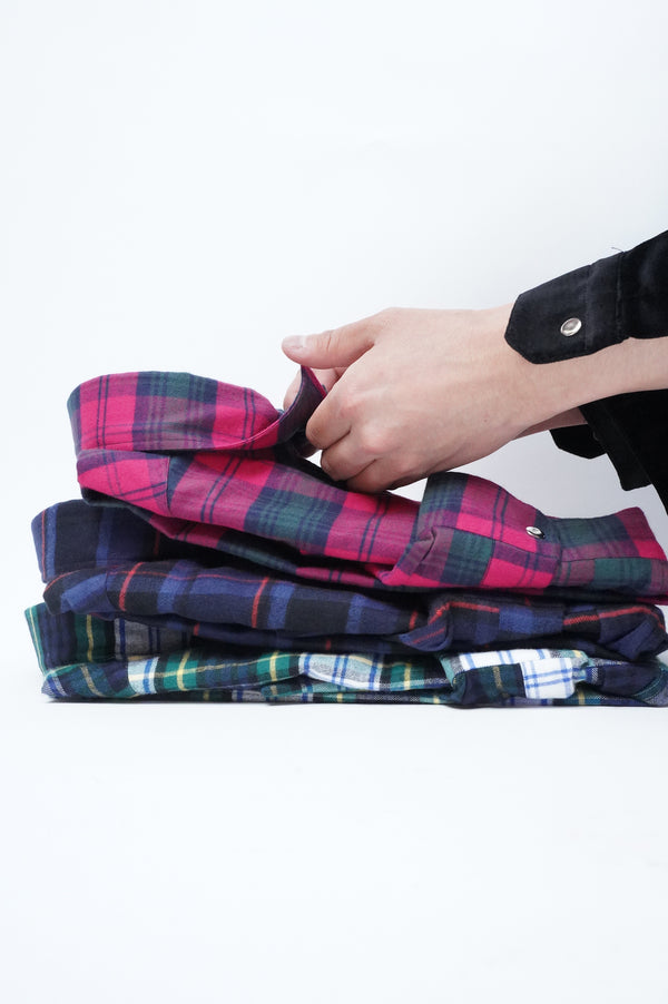 -WALTER TAB [Snap tab collar shirt]-