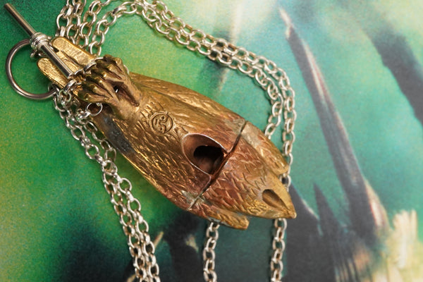 Peregrine Falcon Whistle Necklace