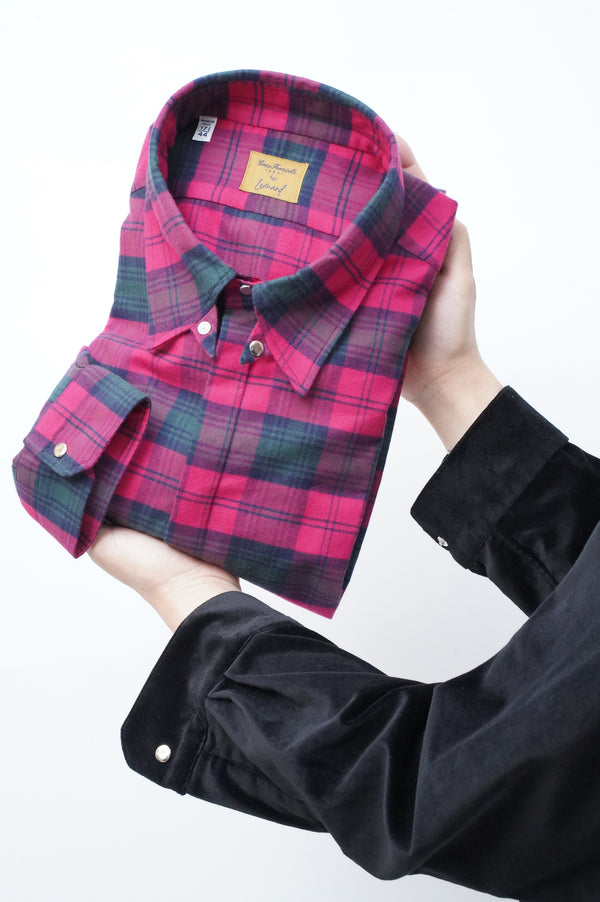 -WALTER TAB [Snap tab collar shirt]-