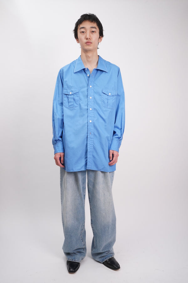 60's "G.George SHIRTMAKERS" -L/S Work Shirts-