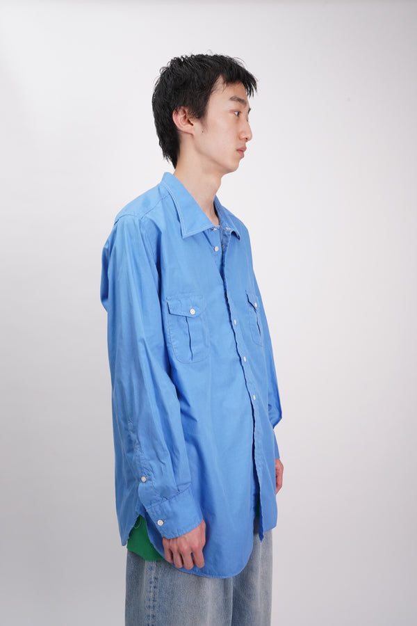 60's "G.George SHIRTMAKERS" -L/S Work Shirts-