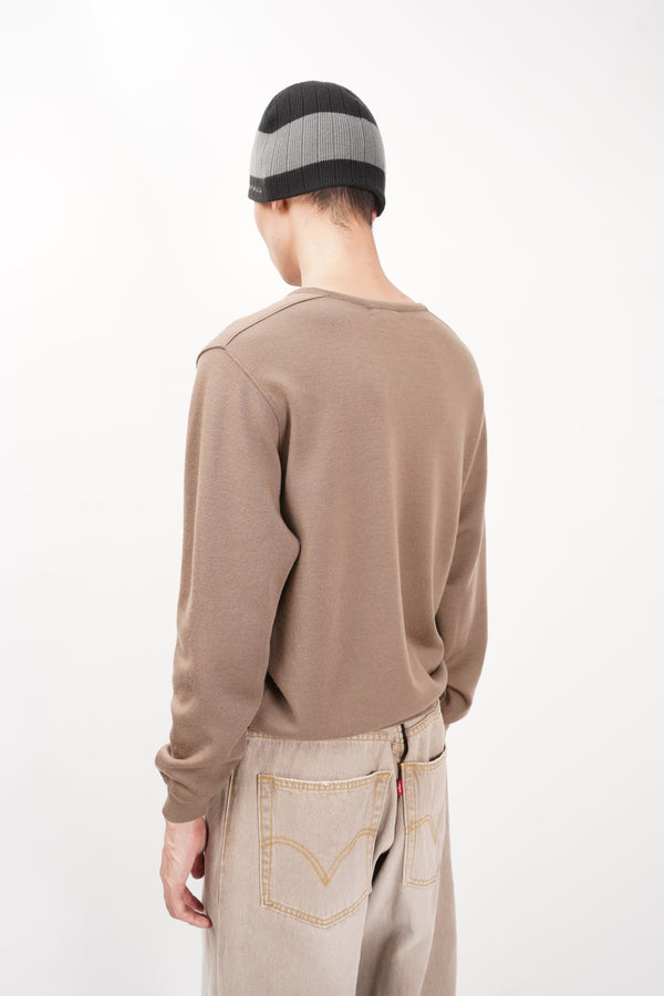 "St. Croix" -V/N Wool Knit Sweater-