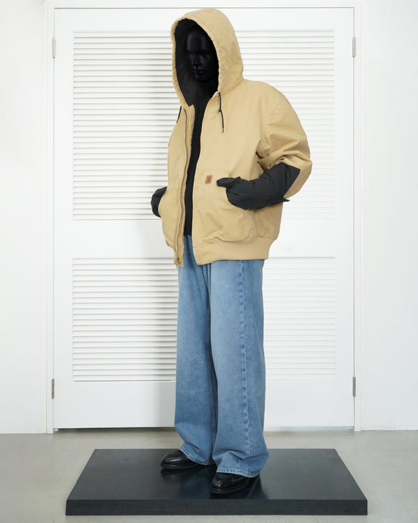 STEVE -WIDE-LEG DENIM JEANS- [WASHED BLUE]